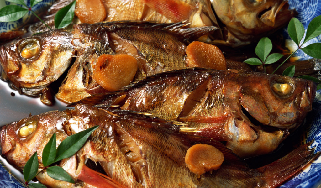 Рыба с яблоками