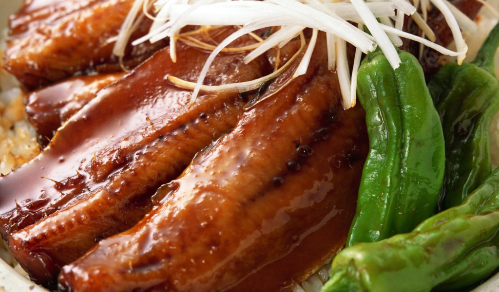 Рыба с рисом и фасолью