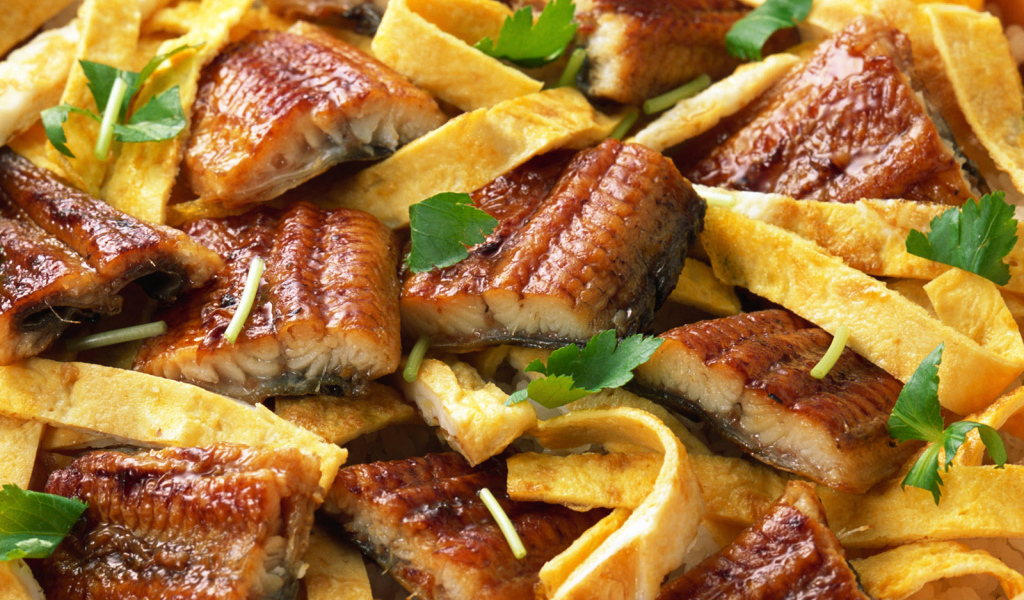 Рыба с рисом и сыром