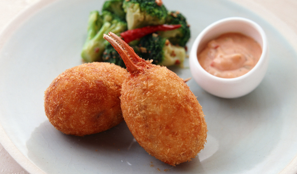 Обжаренный краб