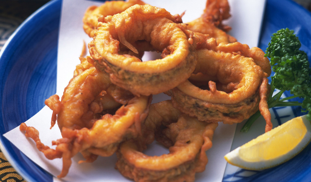 Жаренный кальмар