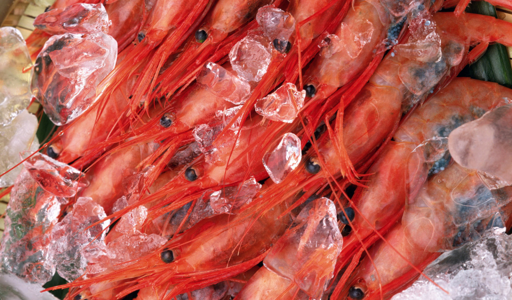 Замороженные креветки