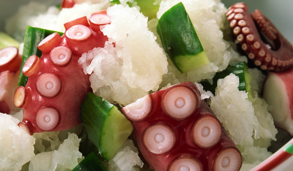 Щупальца осьминога с рисом