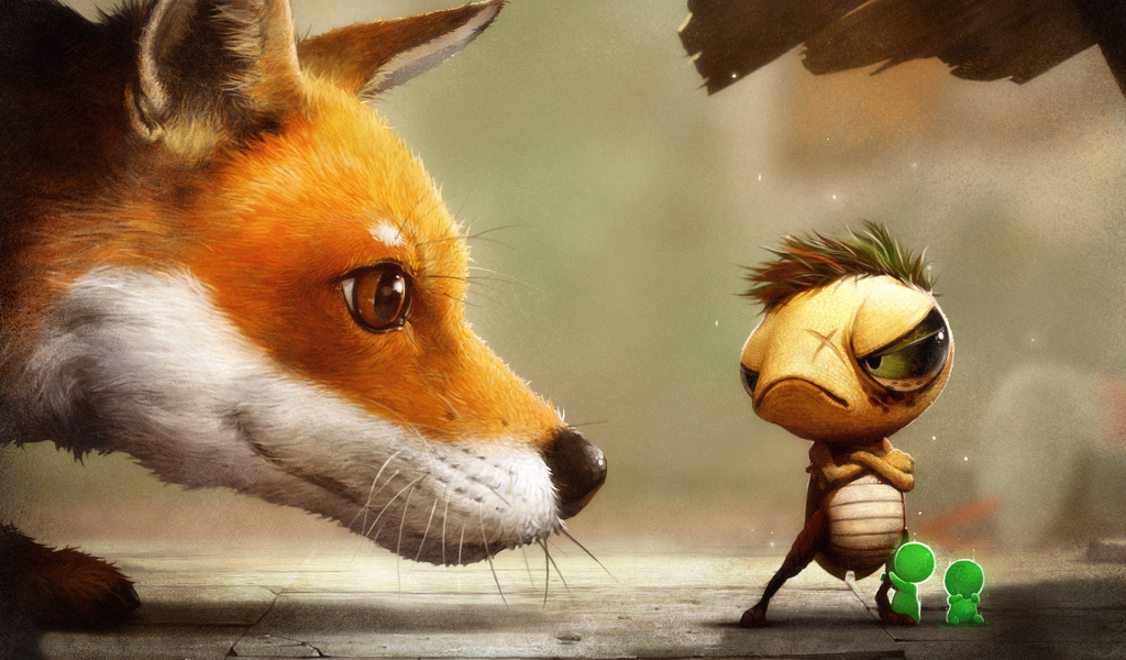 Лиса и жук неформал