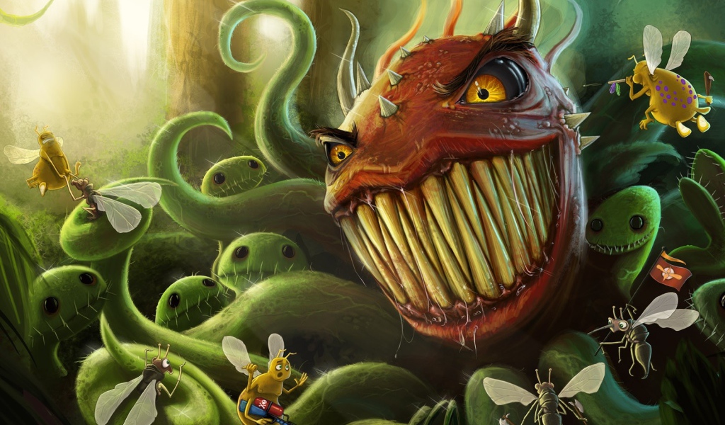 Насекомые против растений