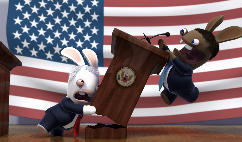 Кролик МакКейн и кролик Обама
