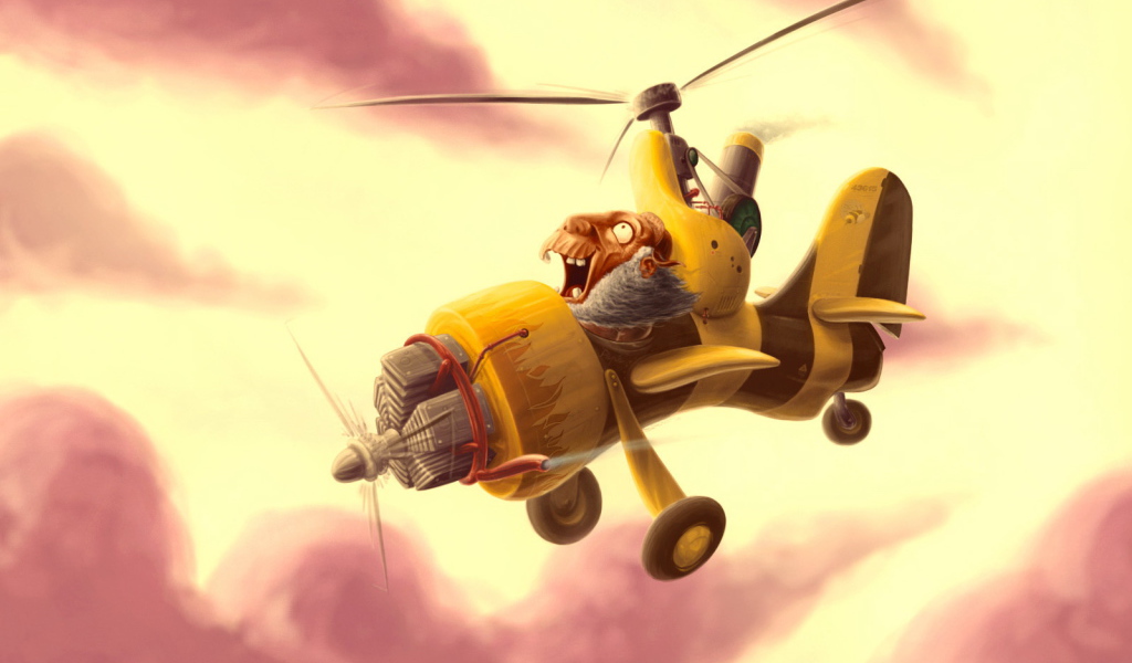 Кривой вертолет