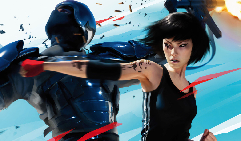 Mirrors Edge мощный удар