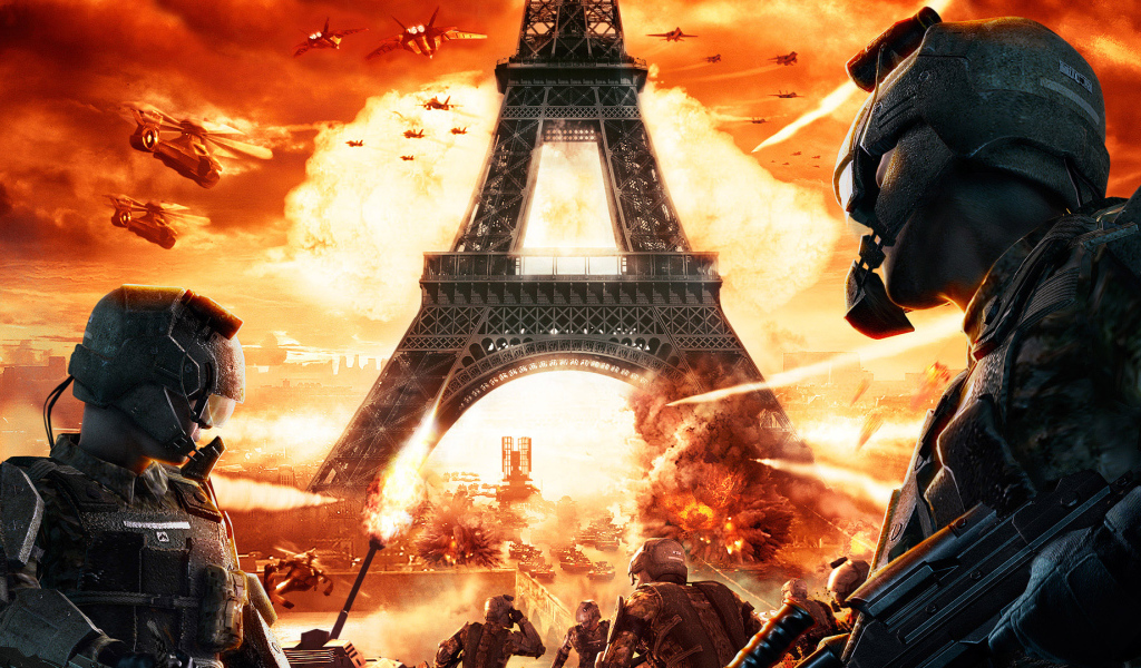 Париж в огне