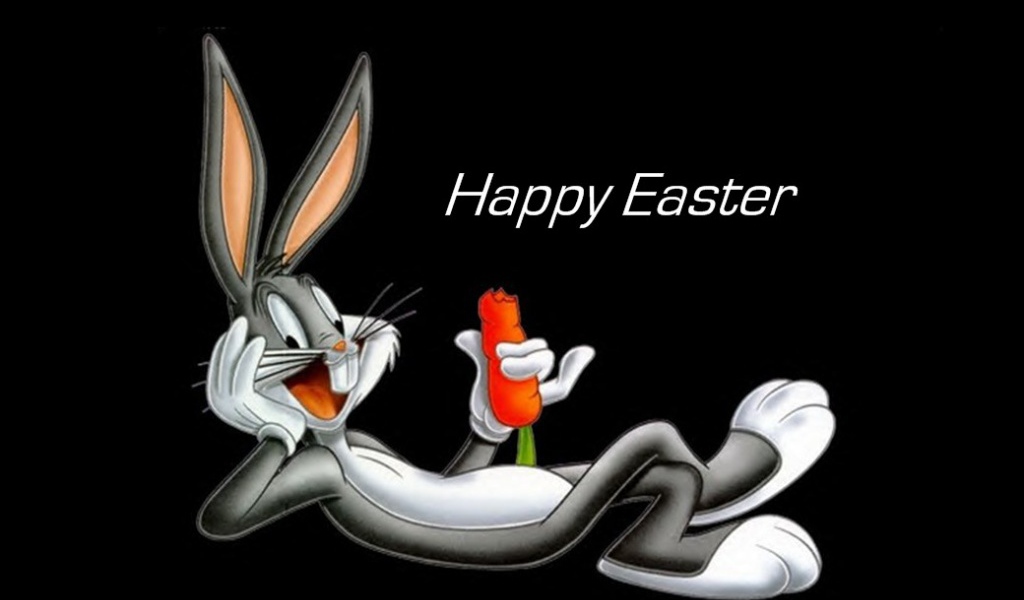 Пасхальный кролик с морковкой