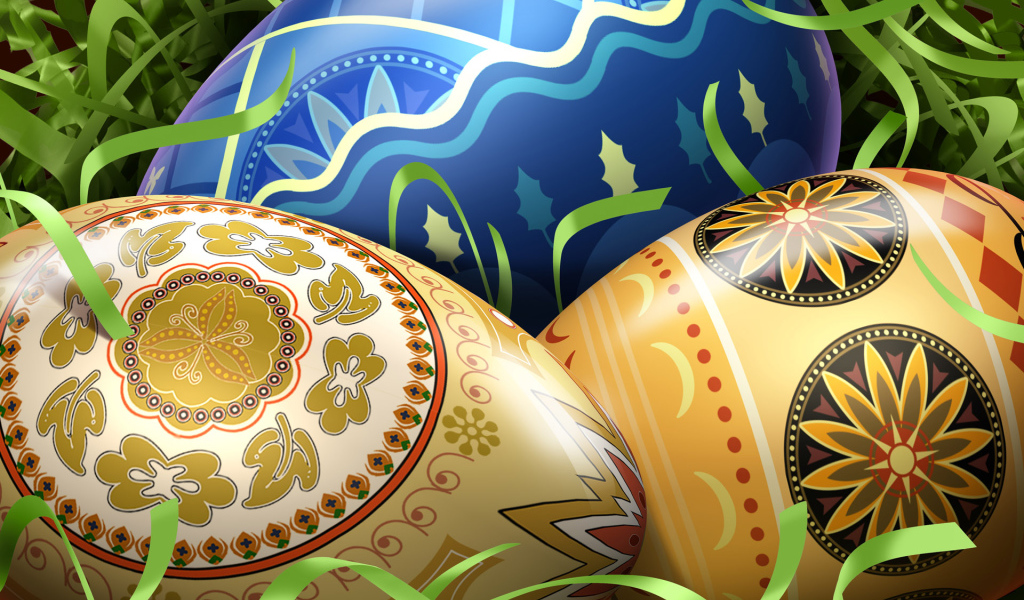 Расписные Пасхальные яйца