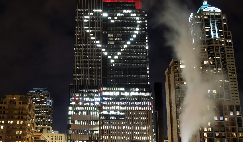 Город в День Св. Валентина