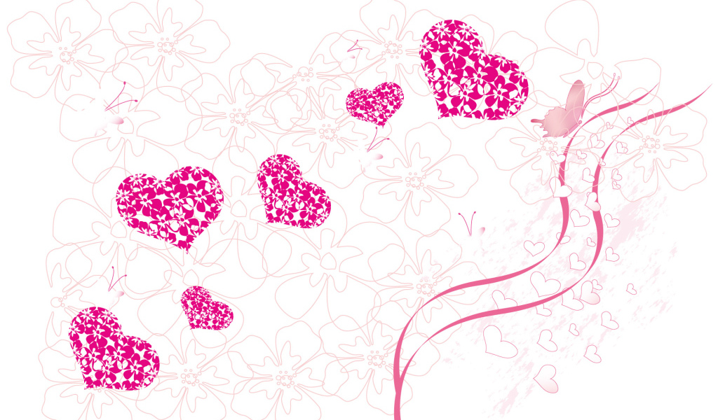 Коллаж сердец