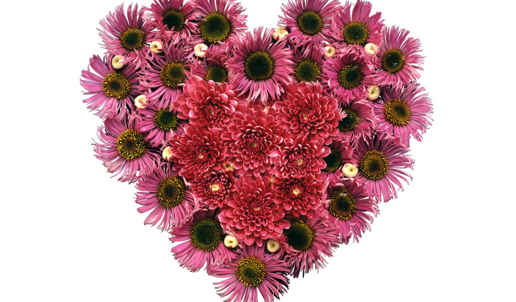 Цветочное сердце