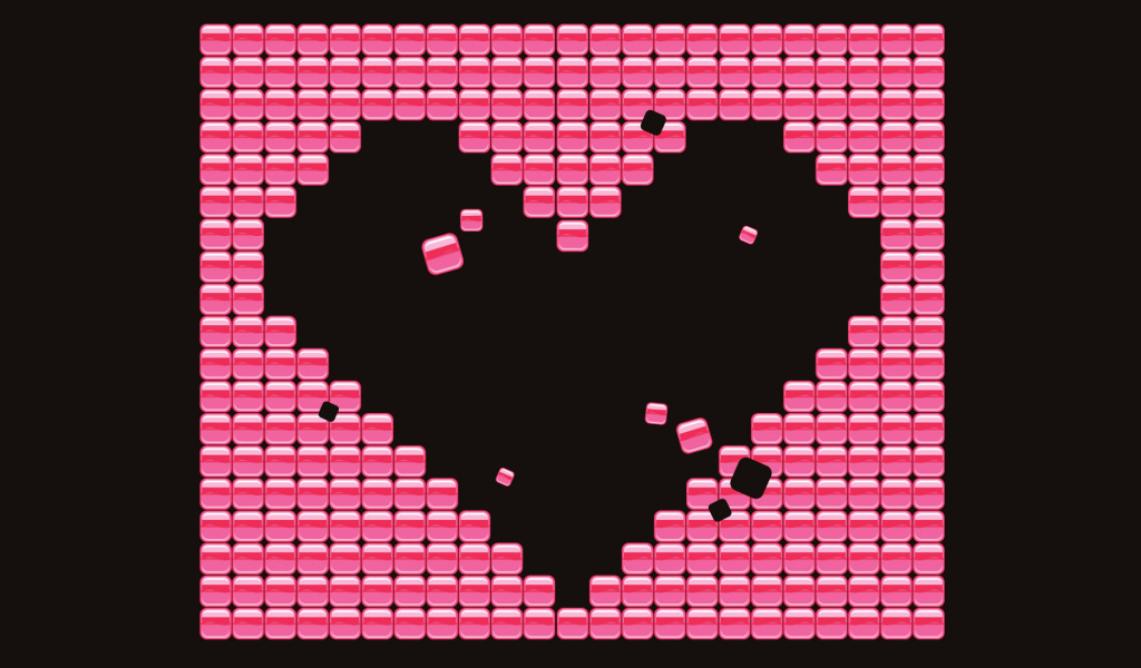 Сердце мозаика