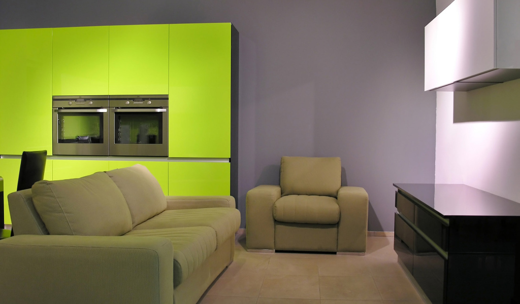 Приятный дизайн зала