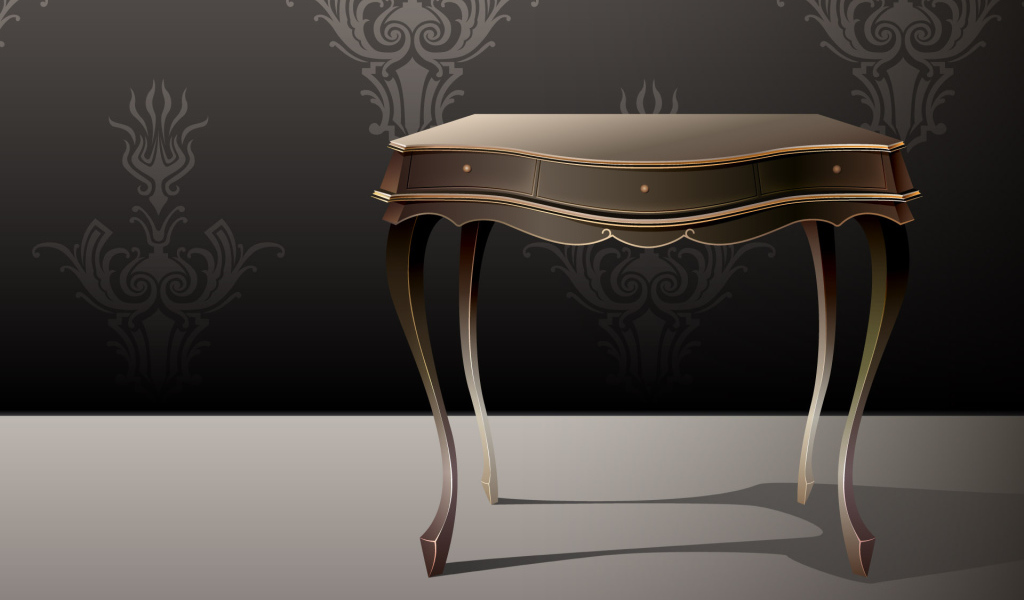 Деревянный столик