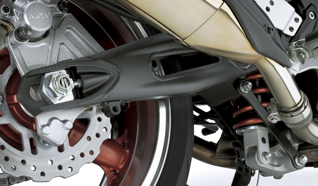 Заднее колесо мотоцикла