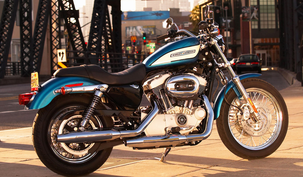 Harley Davidson городской вид