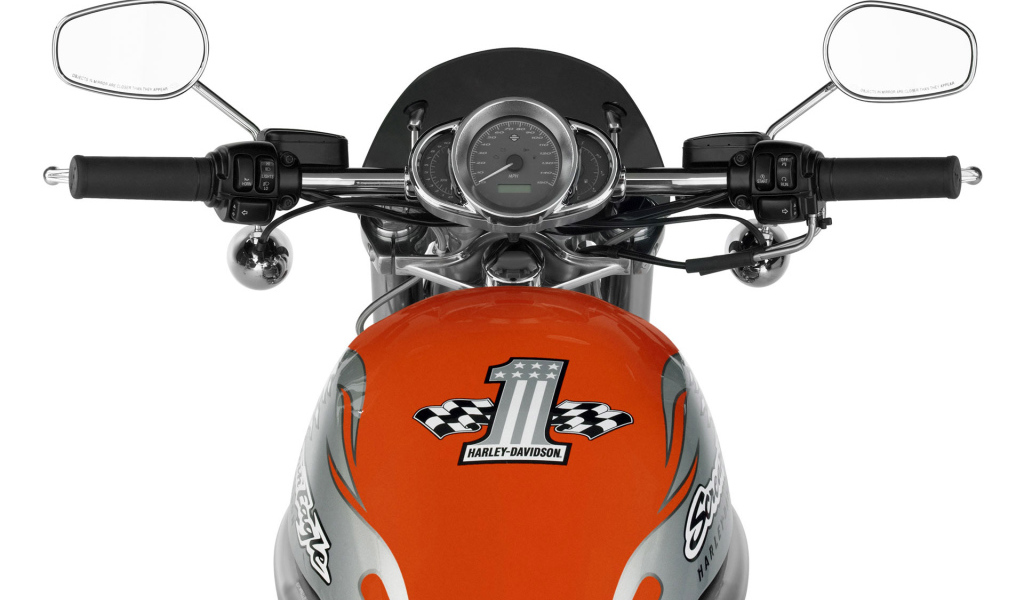 Harley Davidson бензобак и контрольная панель