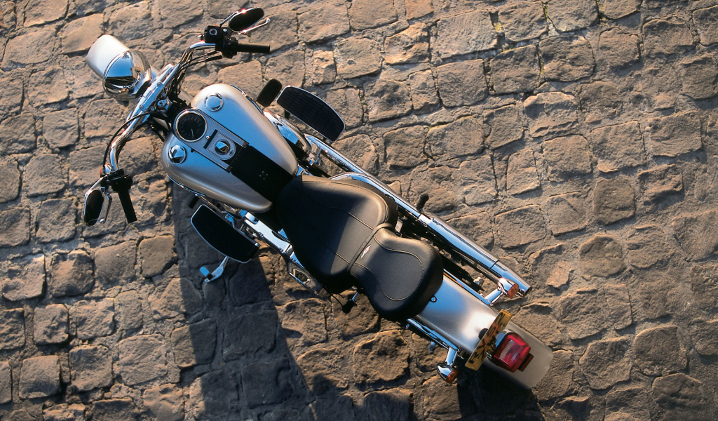 Harley Davidson вид сверху