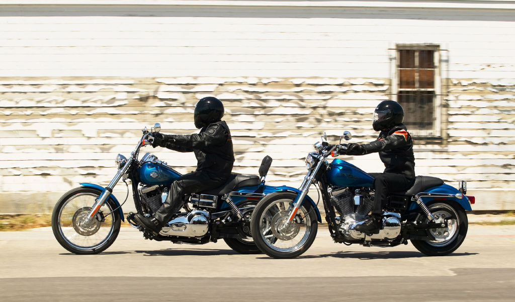 Harley Davidson trip by motorbike