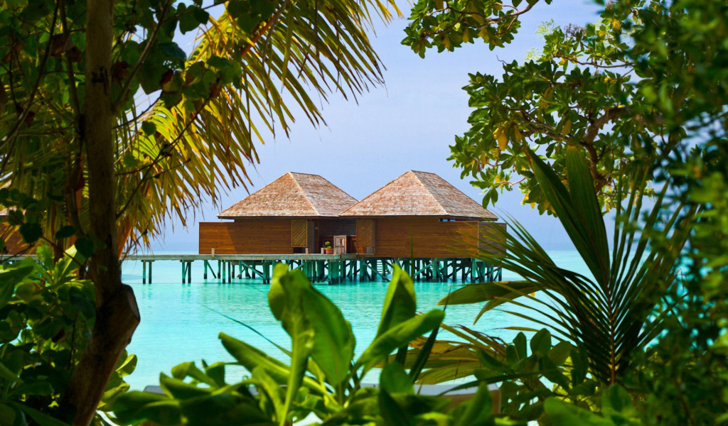 Домики на морском берегу