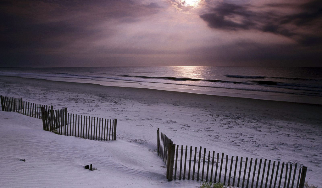 Рассвет на пляже