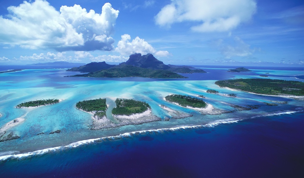 Рифы островов Бора Бора