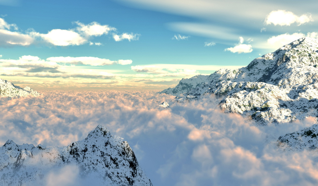 Возвышаясь над облаками