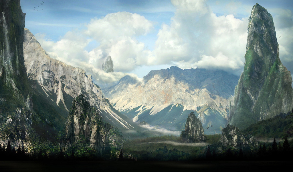 Гигантские скалы