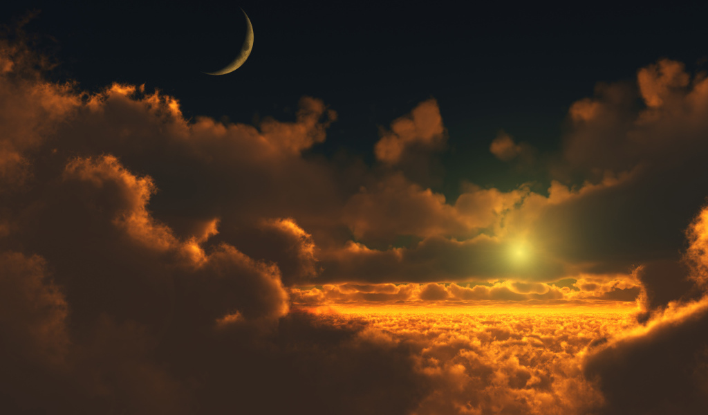 Золотые облака