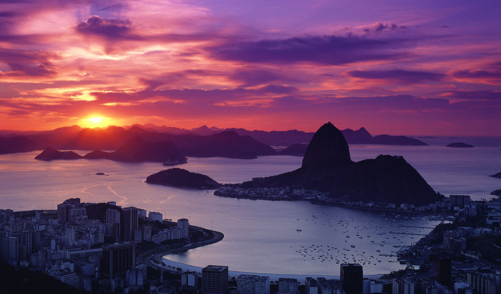 Закат в Бразилии