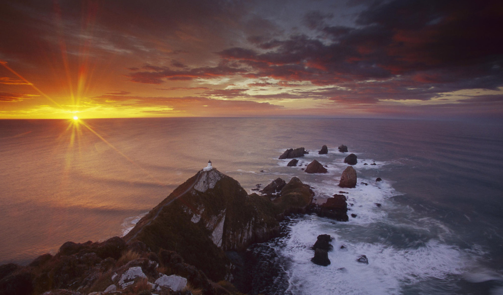 Закат на горизонте