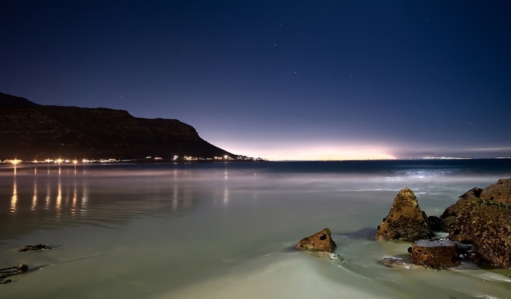 Ночной пляж