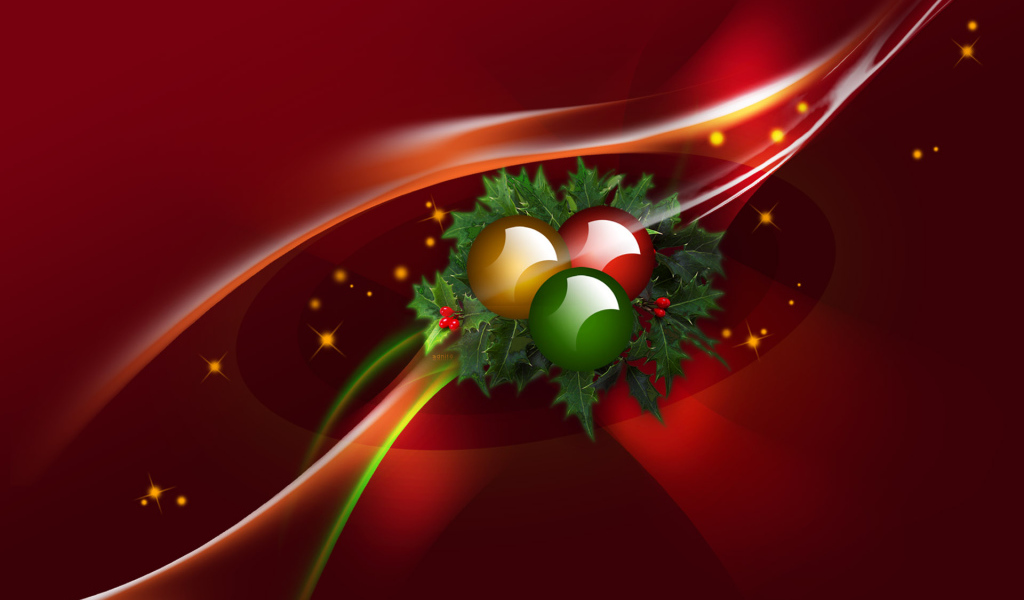 Новый Год красная тема