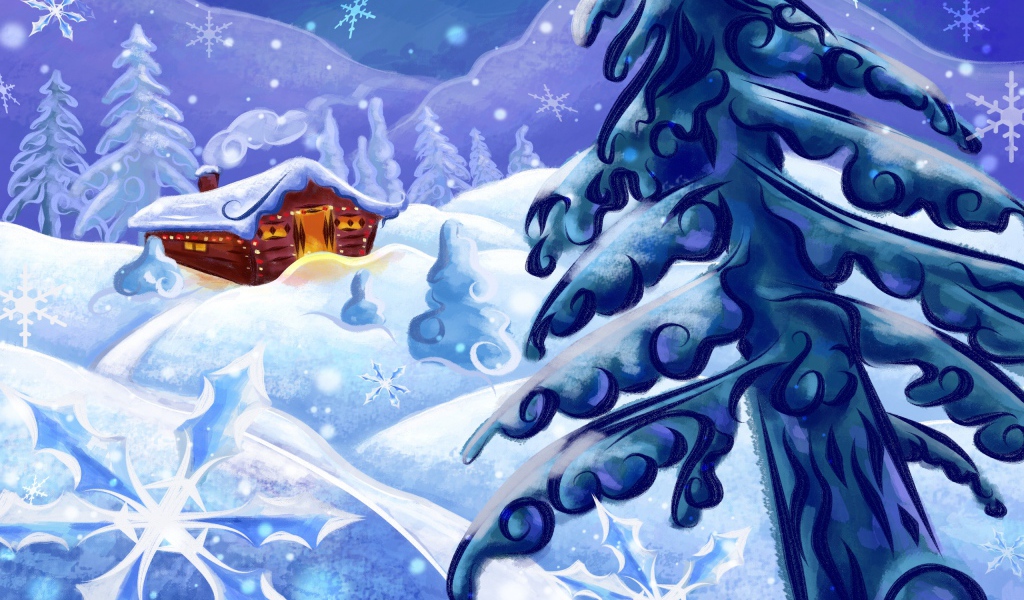 Снег Новый Год