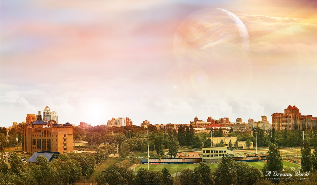 Город по луной