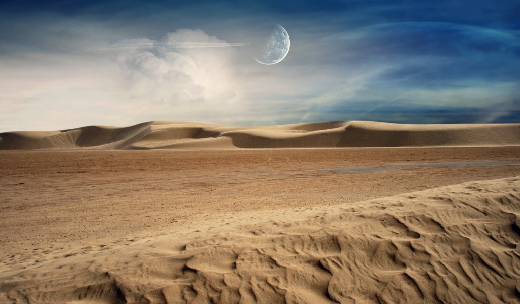 Луна в пустыне