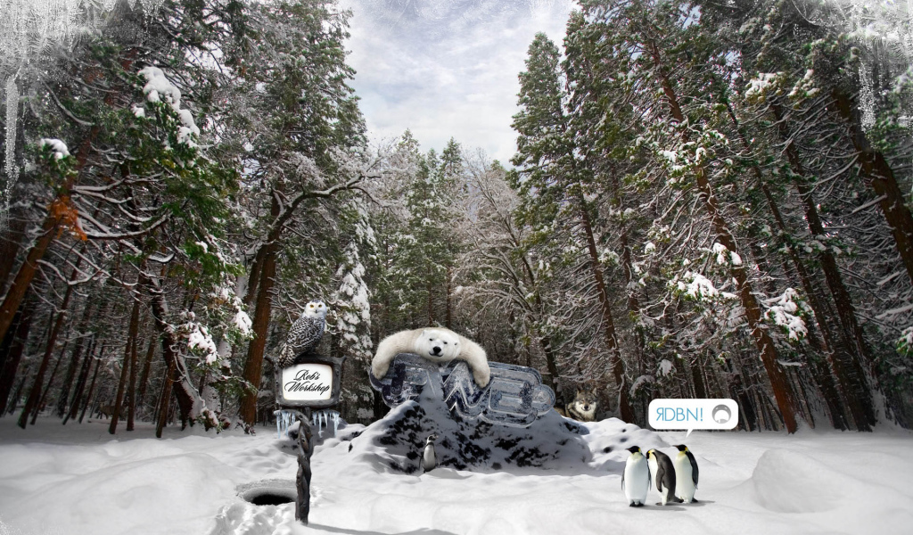 Зимний креатив