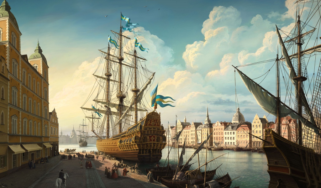 Корабль 18 века