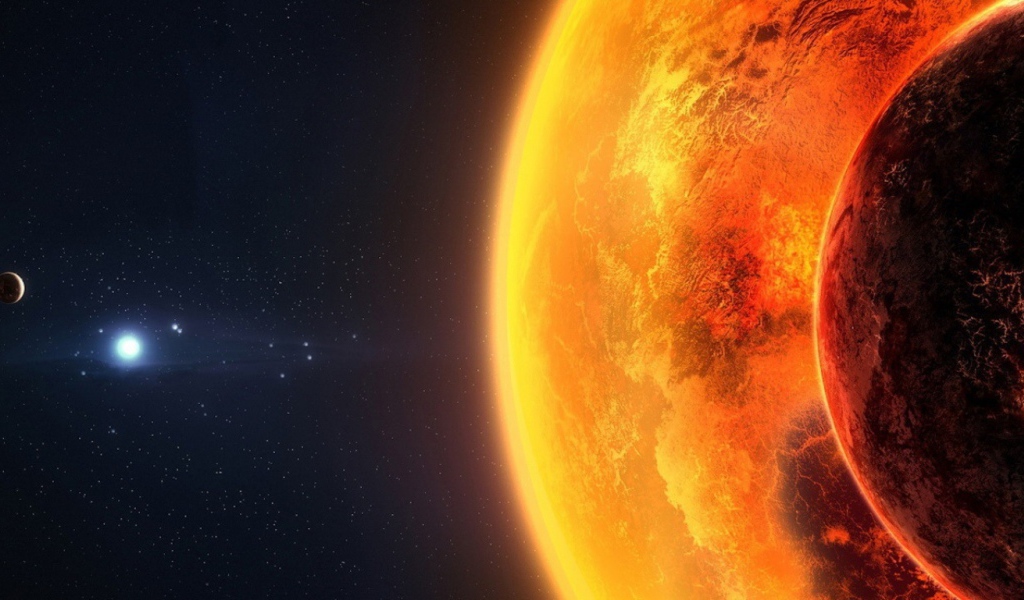 Солнце и Земля