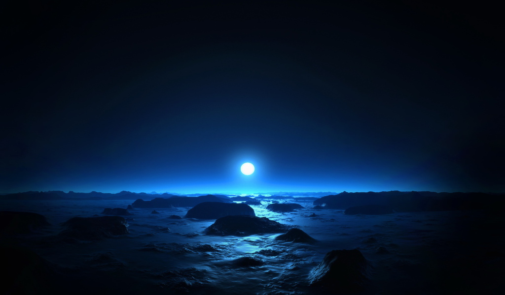 Закат на холодной планете