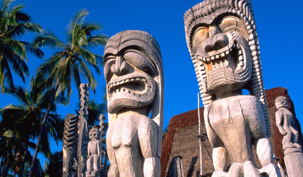 Гавайские статуэтки