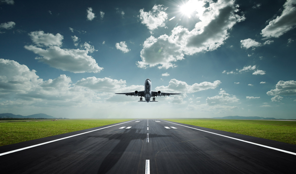 Посадка самолета