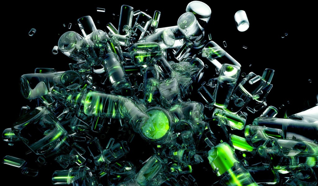 Абстракция стекла