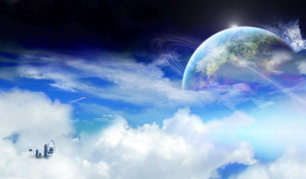 Город под облаками