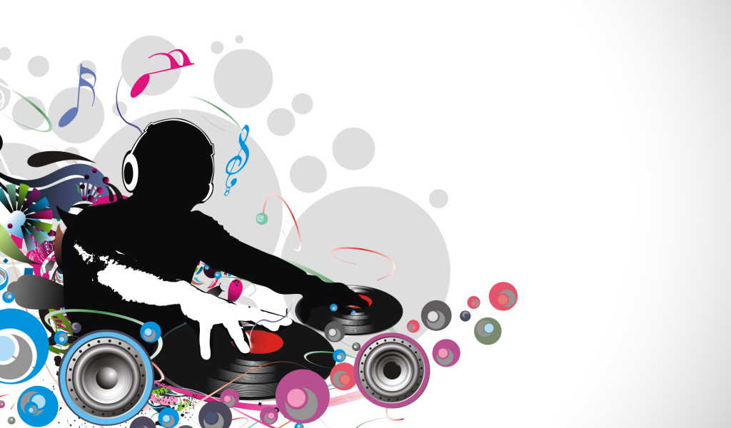 ДиДжей за работой