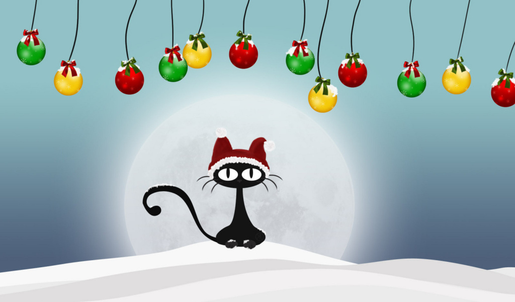 Праздничный кот