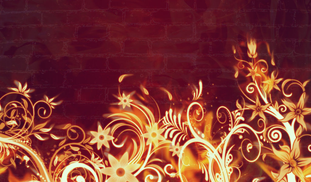 Огненные цветы